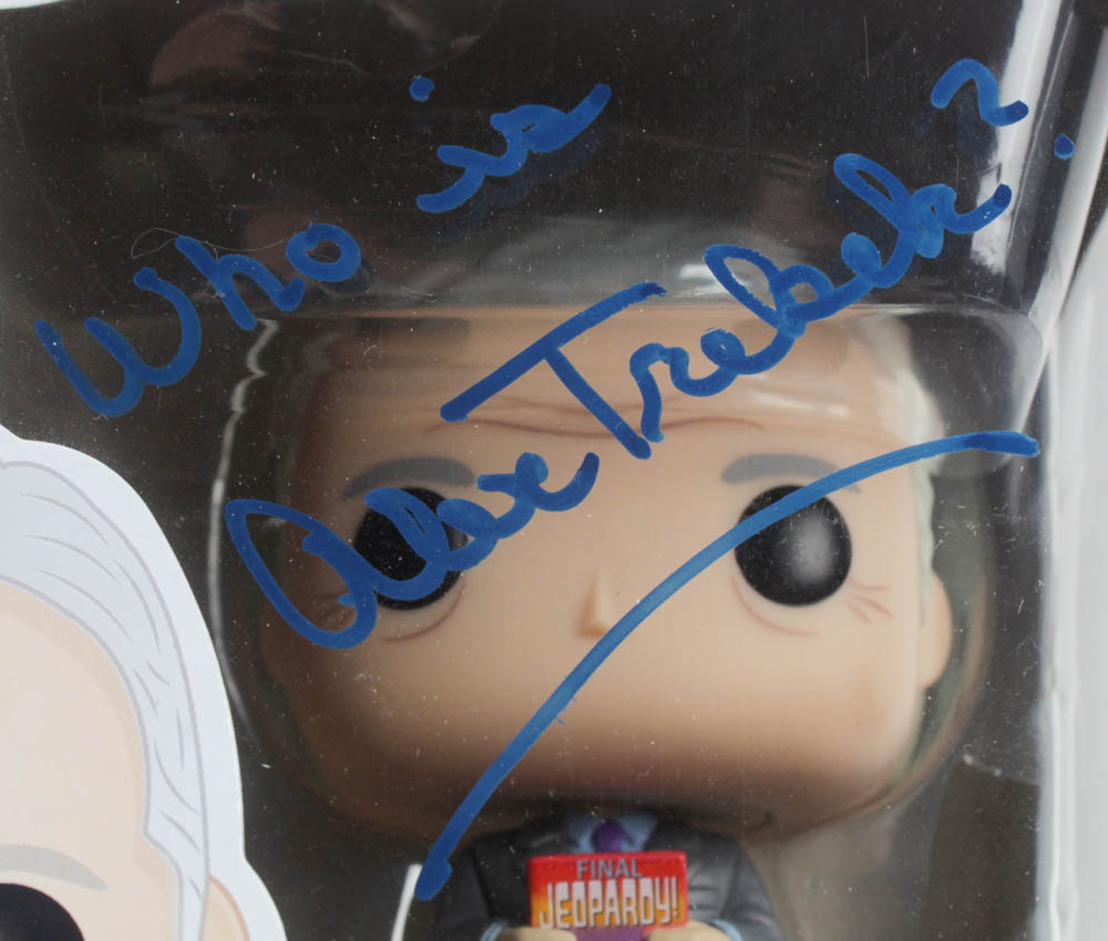 Alex Trebek Signed "Jeopardy" #776 Funko Pop! Vinyl Figure Inscribed "Who Is" (JSA COA) at PristineAuction.com Alex Trebek Signed "Jeopardy" #776 Funko Pop! Vinyl Figure Inscribed "Who Is" (JSA COA) at PristineAuction.com