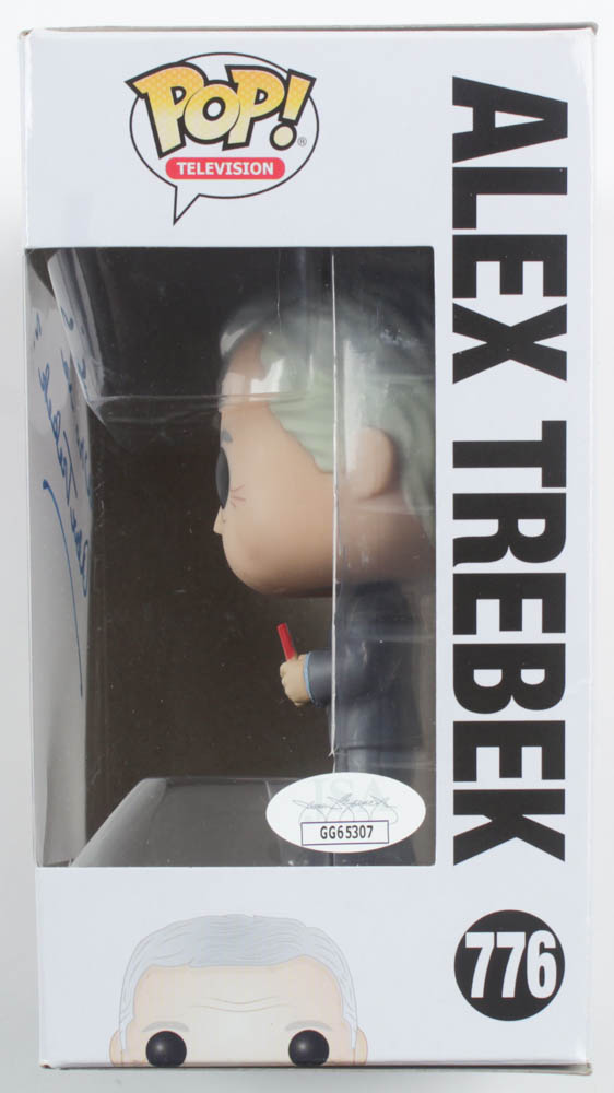 Alex Trebek Signed "Jeopardy" #776 Funko Pop! Vinyl Figure Inscribed "Who Is" (JSA COA) at PristineAuction.com Alex Trebek Signed "Jeopardy" #776 Funko Pop! Vinyl Figure Inscribed "Who Is" (JSA COA) at PristineAuction.com
