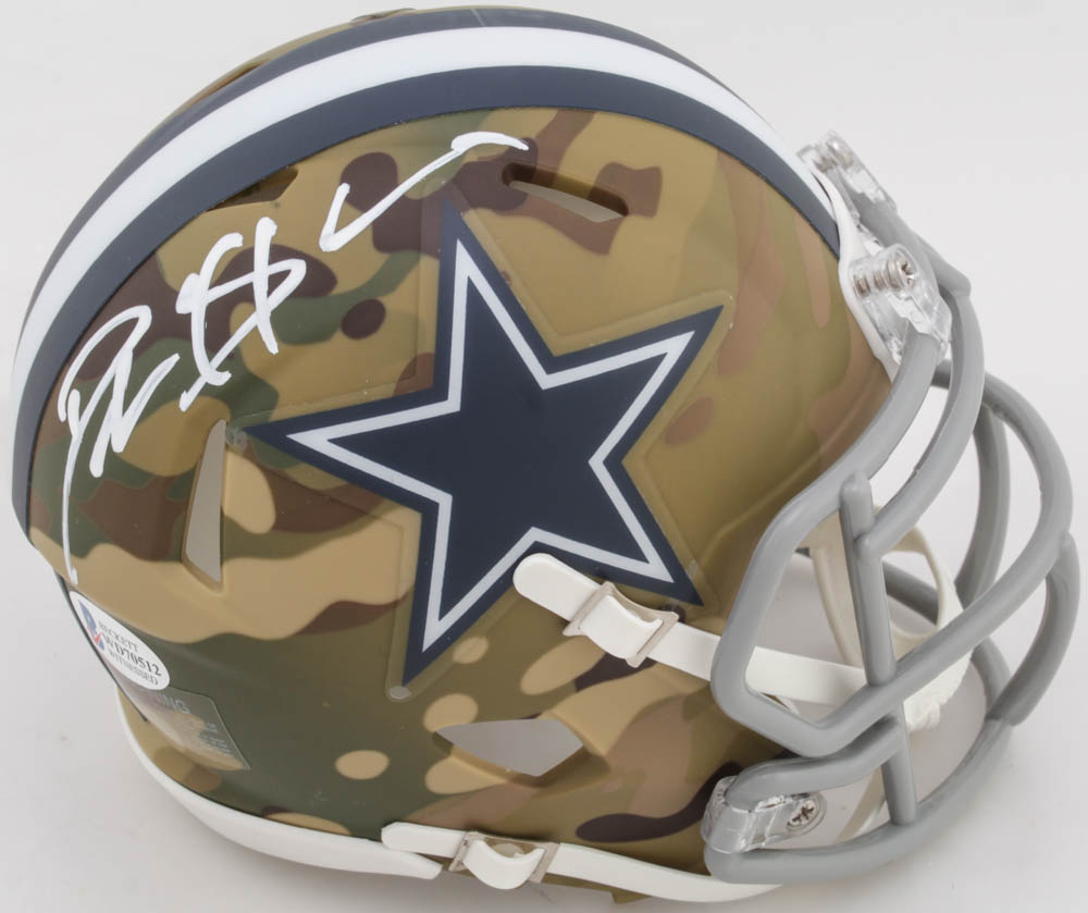Deion Sanders Signed Cowboys Camo Alternate Speed Mini-Helmet (Beckett COA) at PristineAuction.com Deion Sanders Signed Cowboys Camo Alternate Speed Mini-Helmet (Beckett COA) at PristineAuction.com