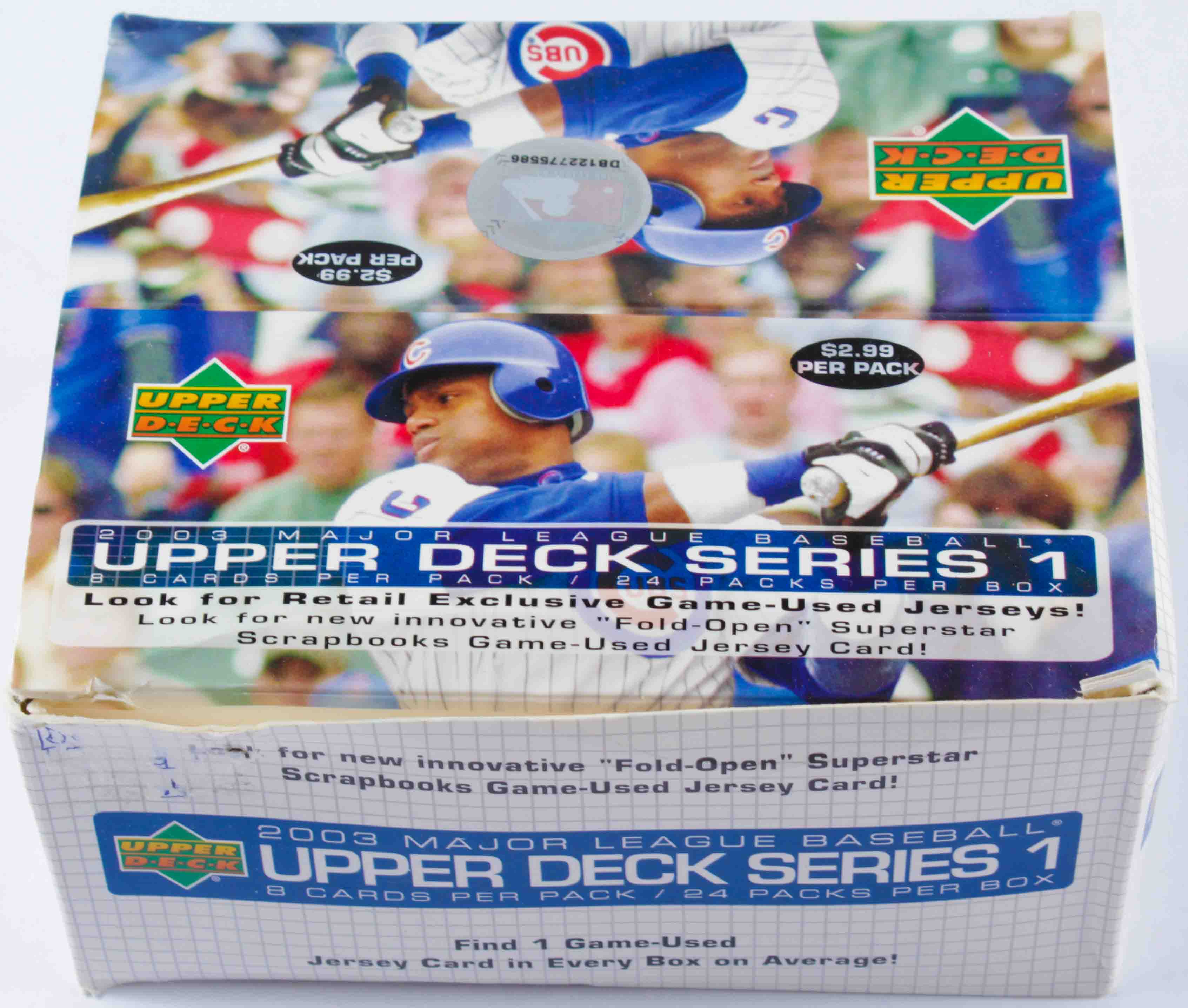 2003 Upper Deck Series 1 Baseball Hobby Box with (24) Packs at PristineAuction.com 2003 Upper Deck Series 1 Baseball Hobby Box with (24) Packs at PristineAuction.com