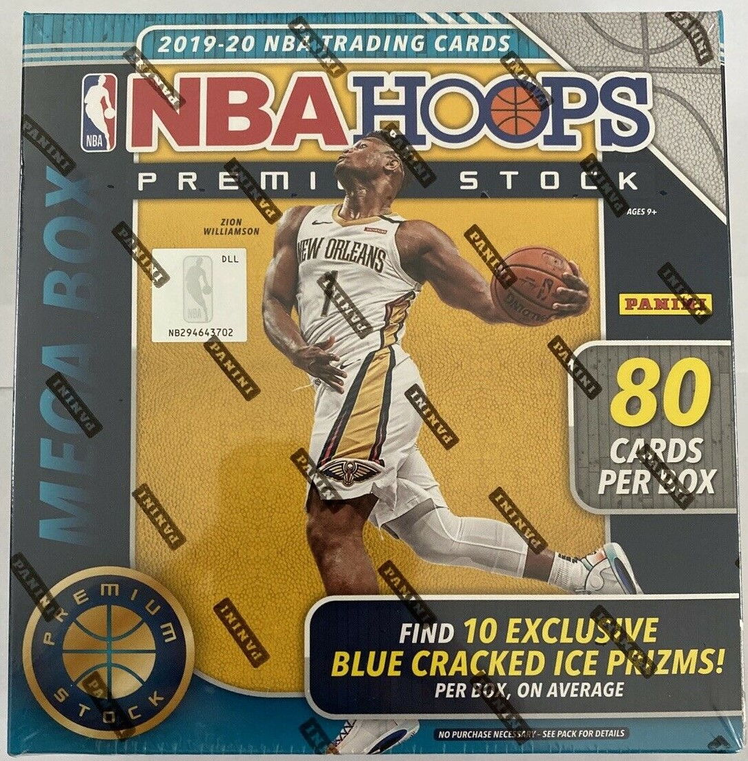 2019-20 Panini Hoops Premium Stock Basketball Mega Box with (80) Cards at PristineAuction.com 2019-20 Panini Hoops Premium Stock Basketball Mega Box with (80) Cards at PristineAuction.com