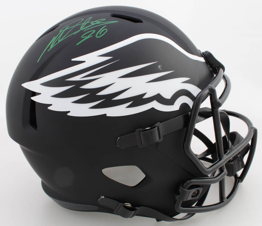 Miles Sanders Signed Eagles Full-Size Eclipse Alternate Speed Helmet (JSA) at PristineAuction.com Miles Sanders Signed Eagles Full-Size Eclipse Alternate Speed Helmet (JSA) at PristineAuction.com