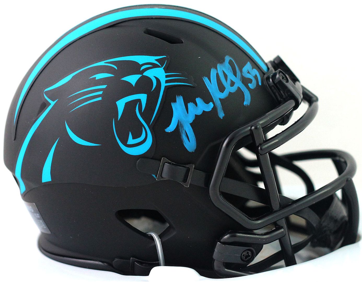 Luke Kuechly Signed Panthers Eclipse Alternate Speed Mini Helmet (Beckett) at PristineAuction.com Luke Kuechly Signed Panthers Eclipse Alternate Speed Mini Helmet (Beckett) at PristineAuction.com