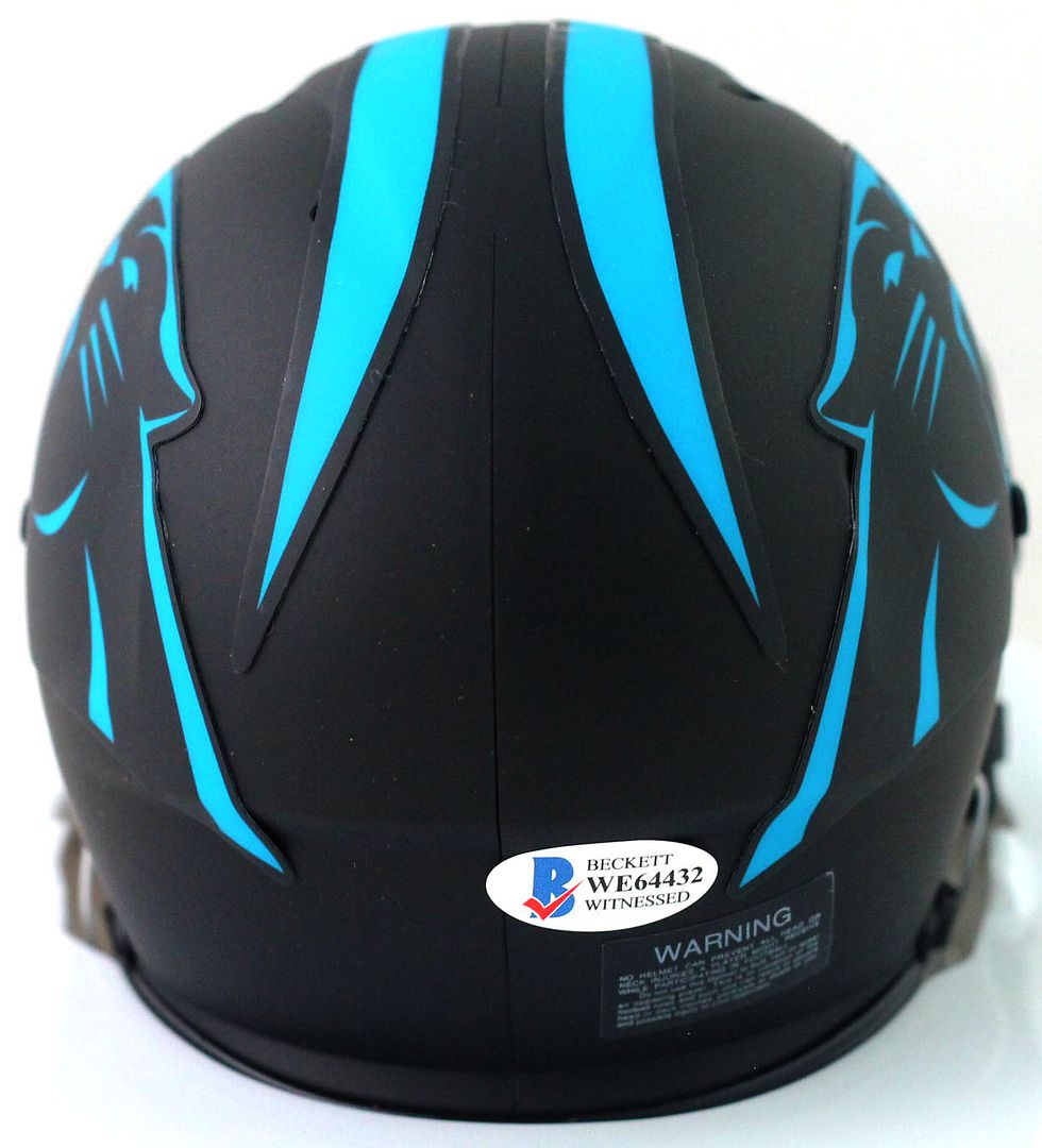 Luke Kuechly Signed Panthers Eclipse Alternate Speed Mini Helmet (Beckett) at PristineAuction.com Luke Kuechly Signed Panthers Eclipse Alternate Speed Mini Helmet (Beckett) at PristineAuction.com