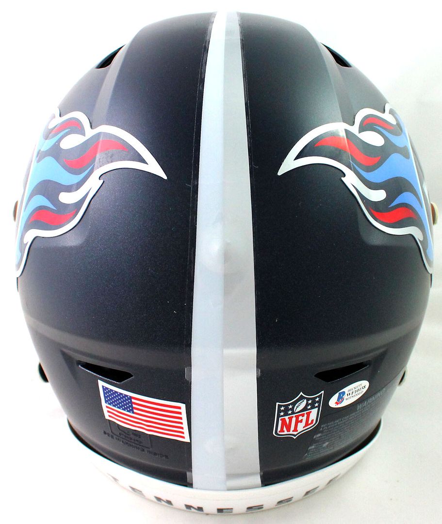 AJ Brown Signed Titans Full-Size Authentic On-Field SpeedFlex Helmet Inscribed "Titan Up" (Beckett) at PristineAuction.com AJ Brown Signed Titans Full-Size Authentic On-Field SpeedFlex Helmet Inscribed "Titan Up" (Beckett) at PristineAuction.com