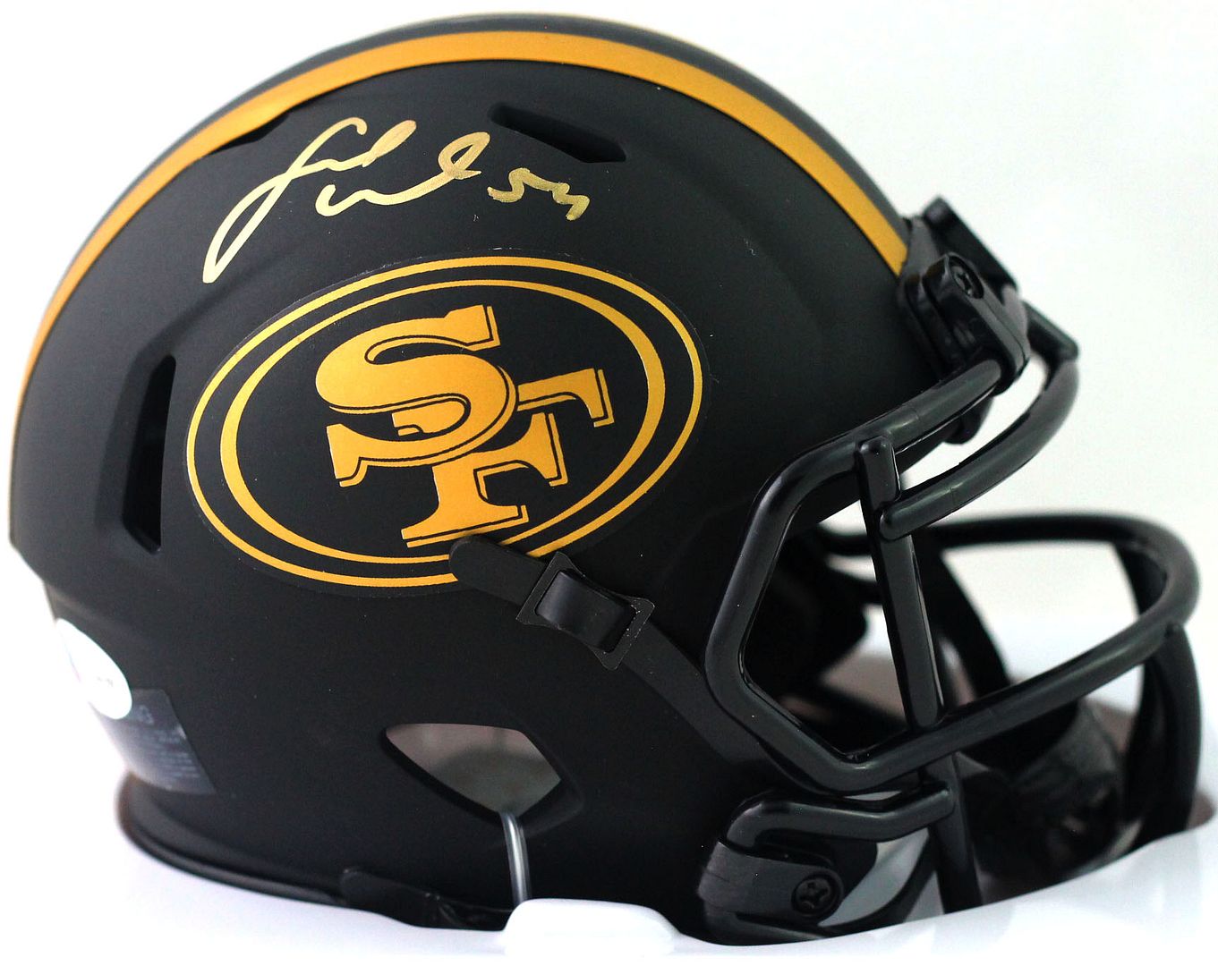 Fred Warner Signed 49ers Eclipse Alternate Speed Mini Helmet (Beckett) at PristineAuction.com Fred Warner Signed 49ers Eclipse Alternate Speed Mini Helmet (Beckett) at PristineAuction.com