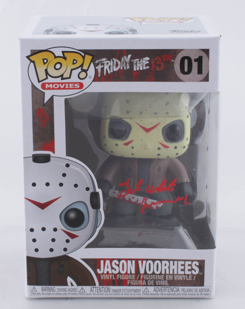 Ted White Signed "Friday the 13th: The Final Chapter" #01 Funko Pop! Vinyl Figure Inscribed "Jason 4" (Beckett COA) at PristineAuction.com Ted White Signed "Friday the 13th: The Final Chapter" #01 Funko Pop! Vinyl Figure Inscribed "Jason 4" (Beckett COA) at PristineAuction.com