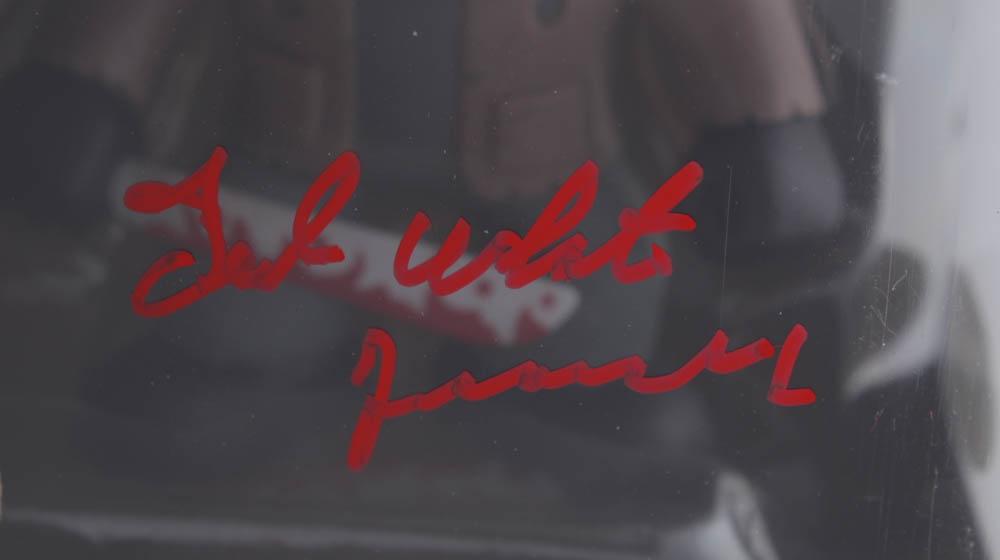 Ted White Signed "Friday the 13th: The Final Chapter" #01 Funko Pop! Vinyl Figure Inscribed "Jason 4" (Beckett COA) at PristineAuction.com Ted White Signed "Friday the 13th: The Final Chapter" #01 Funko Pop! Vinyl Figure Inscribed "Jason 4" (Beckett COA) at PristineAuction.com