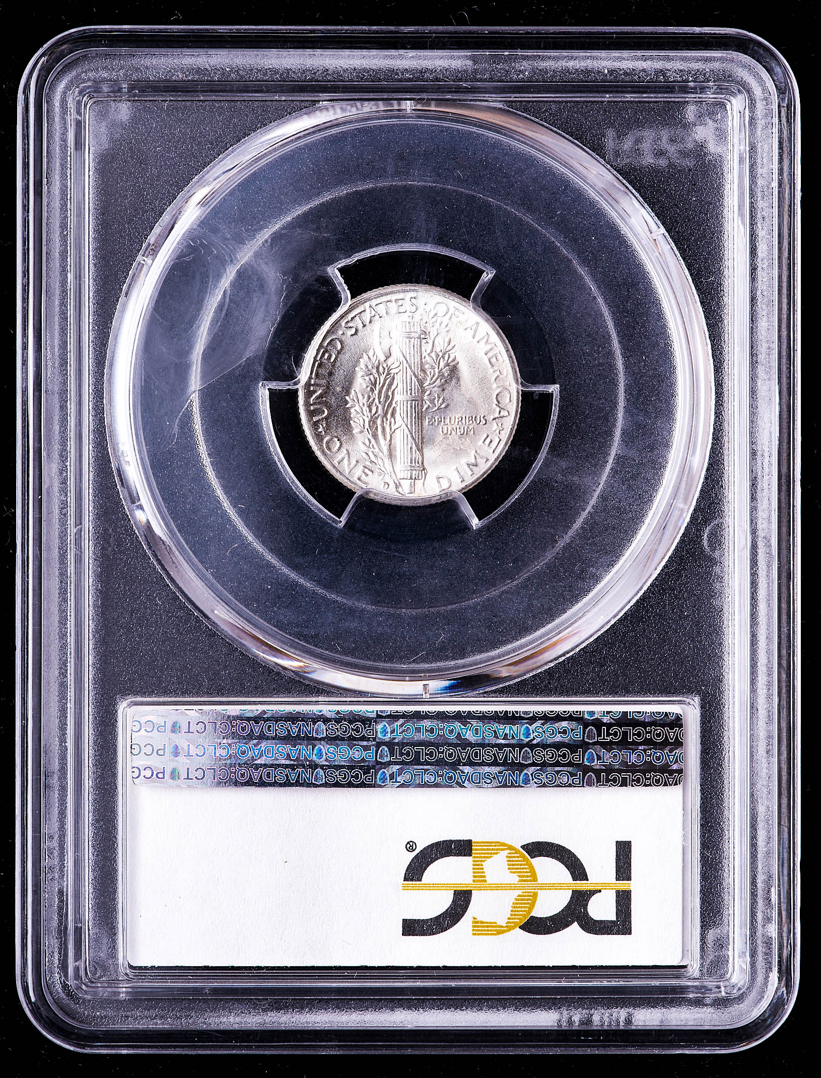 1945-D Mercury Silver Dime (PCGS MS65 Full Split Bands) at PristineAuction.com 1945-D Mercury Silver Dime (PCGS MS65 Full Split Bands) at PristineAuction.com