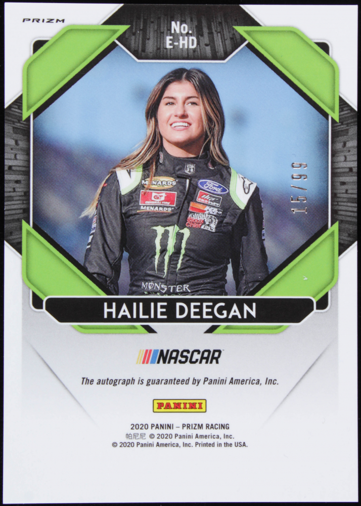 hailie deegan pristine auction