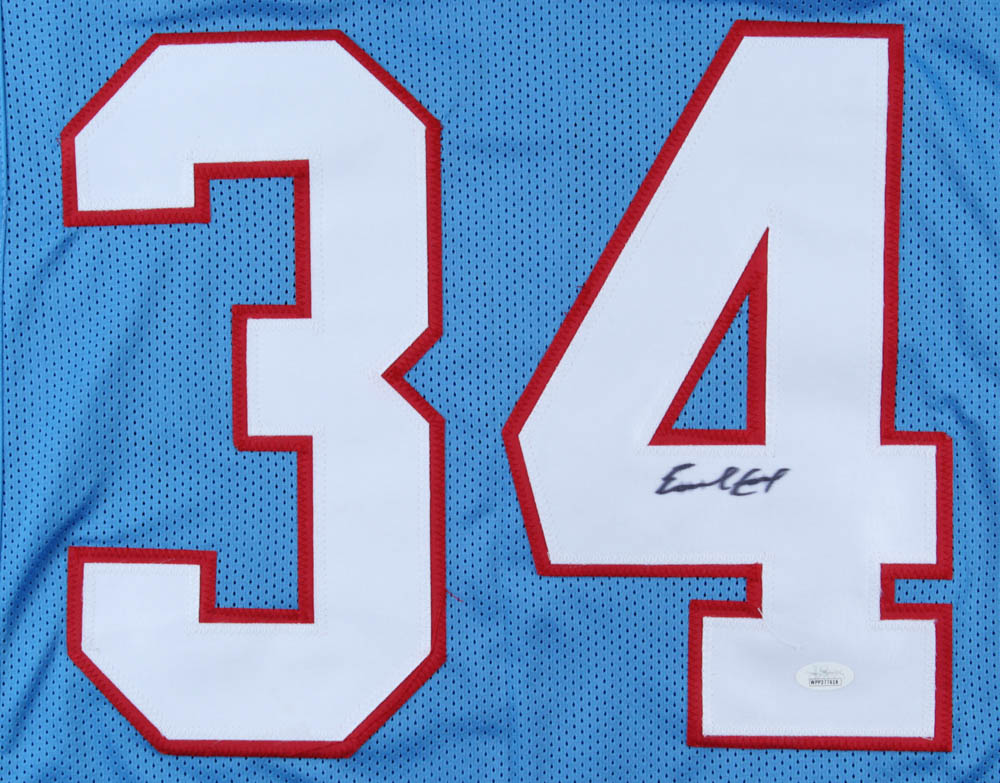 Earl Campbell Signed Career Highlight Stat Jersey (JSA COA) at PristineAuction.com Earl Campbell Signed Career Highlight Stat Jersey (JSA COA) at PristineAuction.com