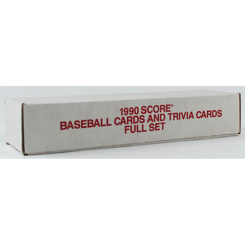 1990 Score Baseball Complete Factory Set of (722) Cards Pristine Auction