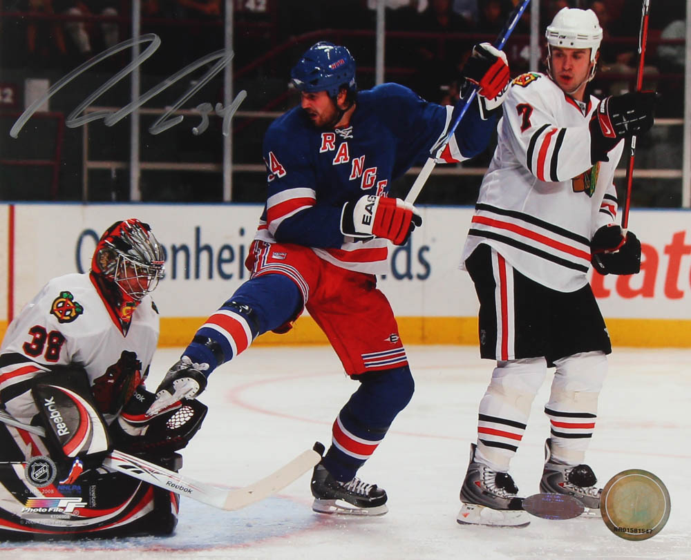 Aaron Voros Signed Rangers 8x10 Photo (Steiner Hologram) (See ...