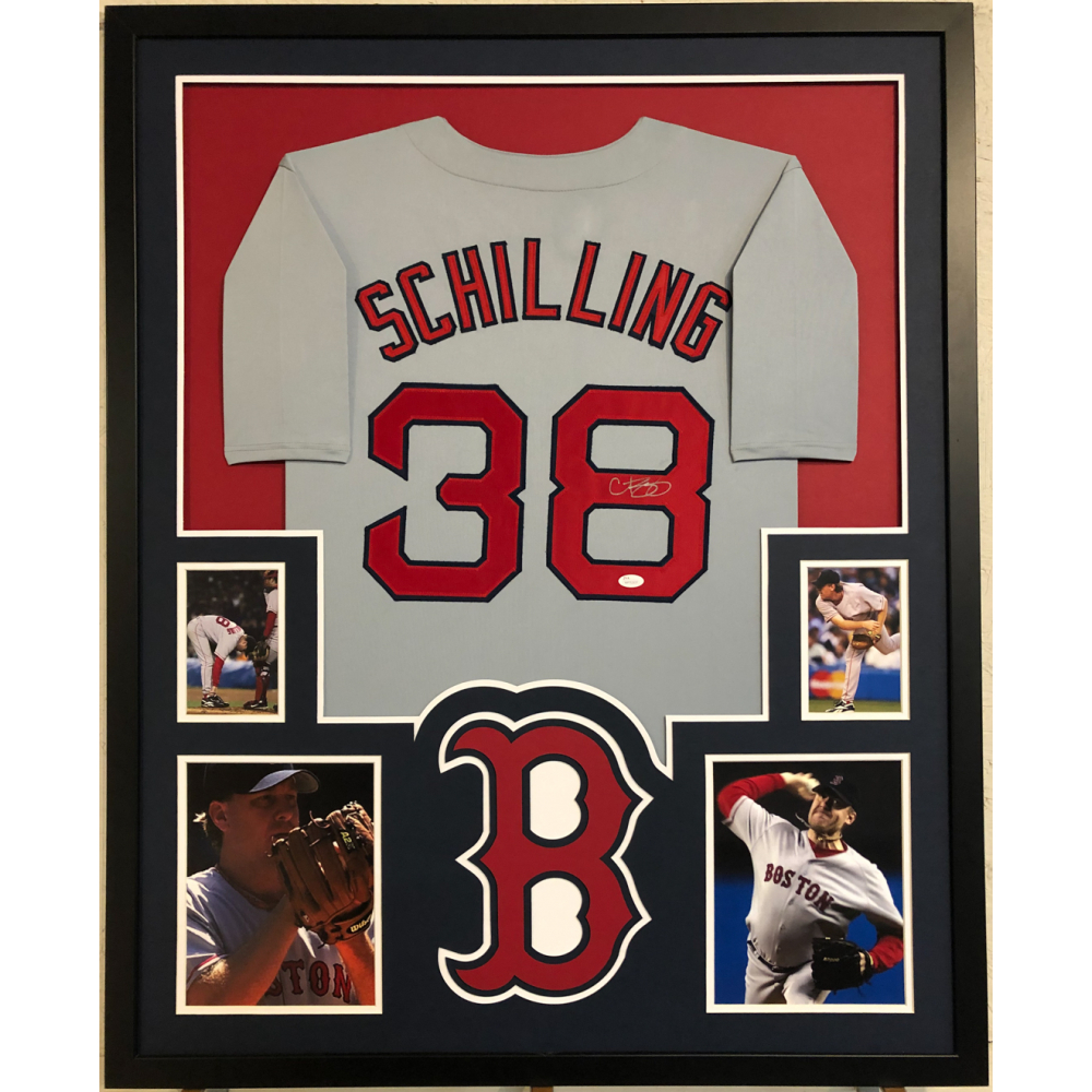 curt schilling autographed jersey