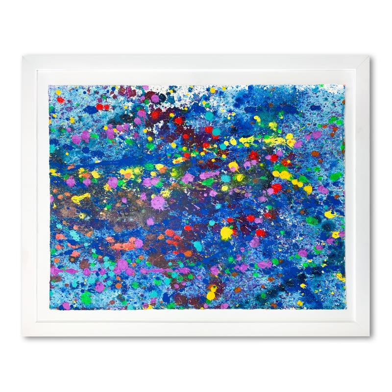 Wyland Signed "Shadow Play" 30x37 Custom Framed Original Watercolor Painting at PristineAuction.com Wyland Signed "Shadow Play" 30x37 Custom Framed Original Watercolor Painting at PristineAuction.com