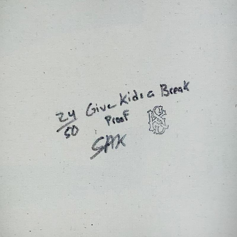 Steve Kaufman Signed "Dollar Sign (State 4)" LE 25x25 Hand Pulled Silkscreen Mixed Media on Canvas (PA LOA) at PristineAuction.com Steve Kaufman Signed "Dollar Sign (State 4)" LE 25x25 Hand Pulled Silkscreen Mixed Media on Canvas (PA LOA) at PristineAuction.com