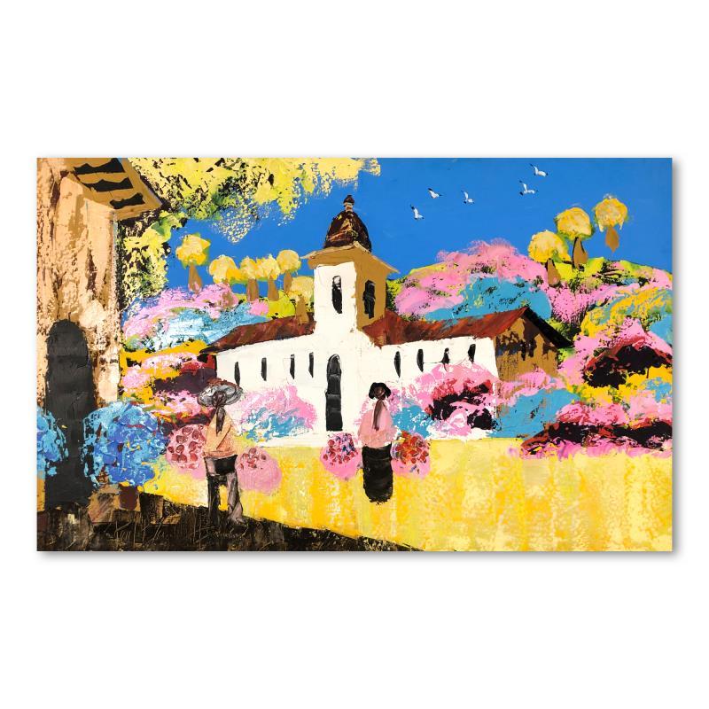 Paul Blaine Henrie Signed "Memories of Mexico" 40x60 Original Oil Painting on Canvas (PA) at PristineAuction.com Paul Blaine Henrie Signed "Memories of Mexico" 40x60 Original Oil Painting on Canvas (PA) at PristineAuction.com