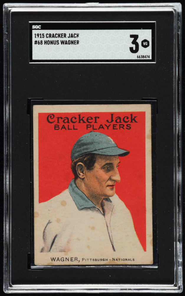 Honus Wagner 1915 Cracker Jack #68 (SGC 3)