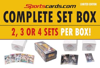 “COMPLETE SET MYSTERY BOX” – 1,2,3 OR 4 COMPLETE SETS PER BOX! at PristineAuction.com “COMPLETE SET MYSTERY BOX” – 1,2,3 OR 4 COMPLETE SETS PER BOX! at PristineAuction.com