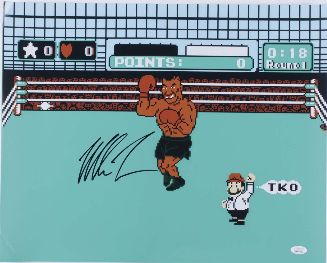 Mike Tyson Signed "Punch-Out!!" 16x20 Photo (JSA COA) at PristineAuction.com Mike Tyson Signed "Punch-Out!!" 16x20 Photo (JSA COA) at PristineAuction.com