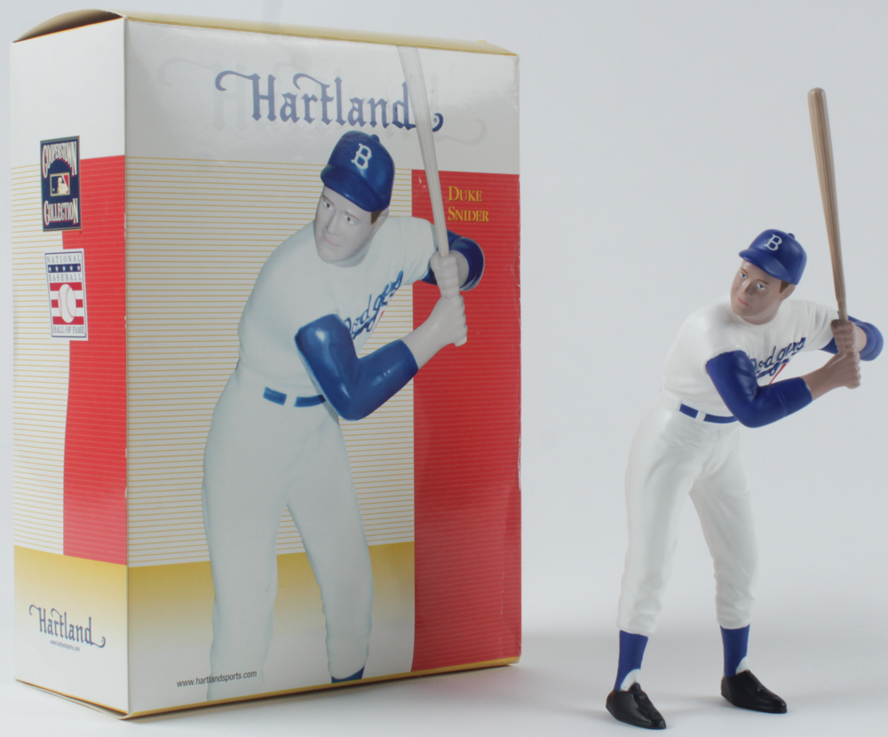 Duke Snider Dodgers Hartland Figurine at PristineAuction.com Duke Snider Dodgers Hartland Figurine at PristineAuction.com
