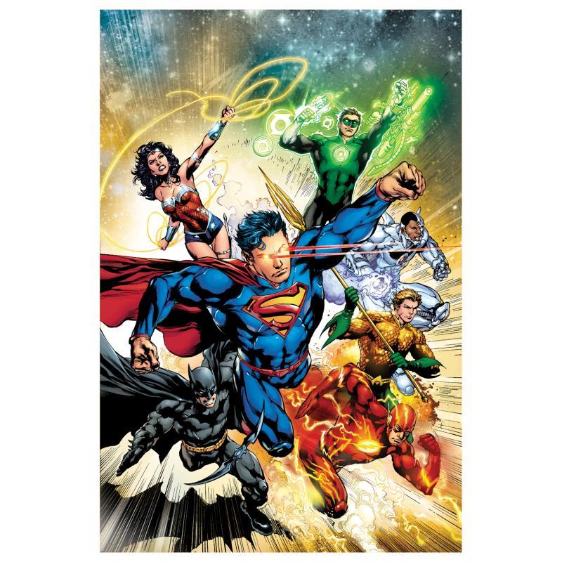 "Justice League #2" LE 24x16 Giclee on Gallery Wrapped Canvas by Ivan Reis (Artova) at PristineAuction.com "Justice League #2" LE 24x16 Giclee on Gallery Wrapped Canvas by Ivan Reis (Artova) at PristineAuction.com