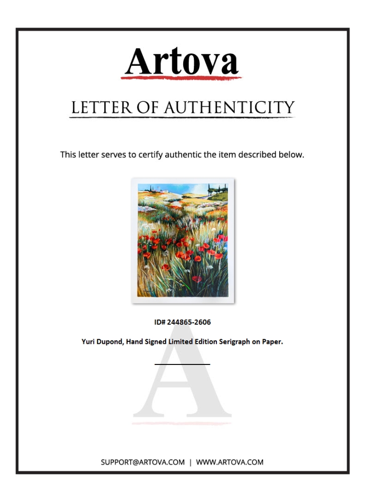 "Country Tranquility" LE 15x12 Serigraph by Yuri Dupond (Artova) at PristineAuction.com "Country Tranquility" LE 15x12 Serigraph by Yuri Dupond (Artova) at PristineAuction.com