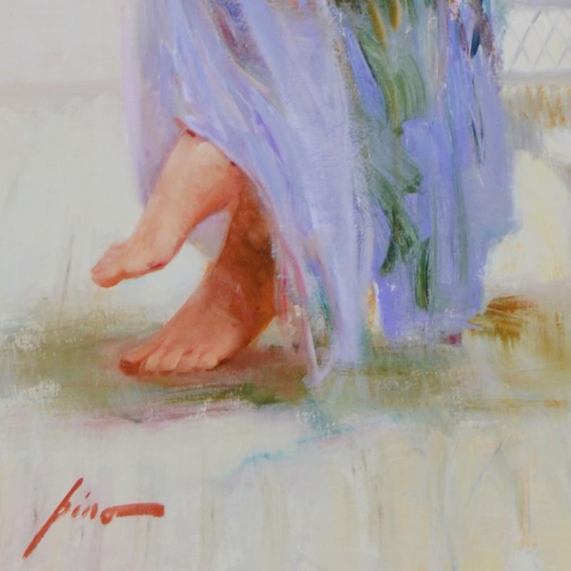 "Book of Poems" Limited Edition 35x43 Custom Framed Artist Embellished Giclee on Canvas by Pino (PA) at PristineAuction.com "Book of Poems" Limited Edition 35x43 Custom Framed Artist Embellished Giclee on Canvas by Pino (PA) at PristineAuction.com