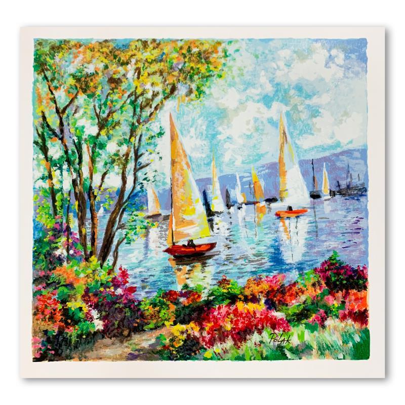 "By the River" LE 12x12 Serigraph by Dimitri Polak (PA) at PristineAuction.com "By the River" LE 12x12 Serigraph by Dimitri Polak (PA) at PristineAuction.com