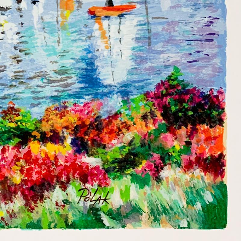 "By the River" LE 12x12 Serigraph by Dimitri Polak (PA) at PristineAuction.com "By the River" LE 12x12 Serigraph by Dimitri Polak (PA) at PristineAuction.com