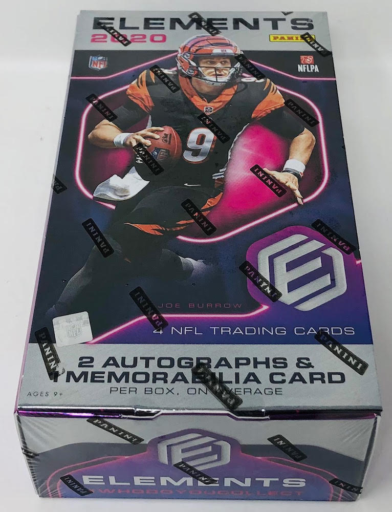 2020 Panini Elements Football Hobby Box of (4) Cards at PristineAuction.com 2020 Panini Elements Football Hobby Box of (4) Cards at PristineAuction.com