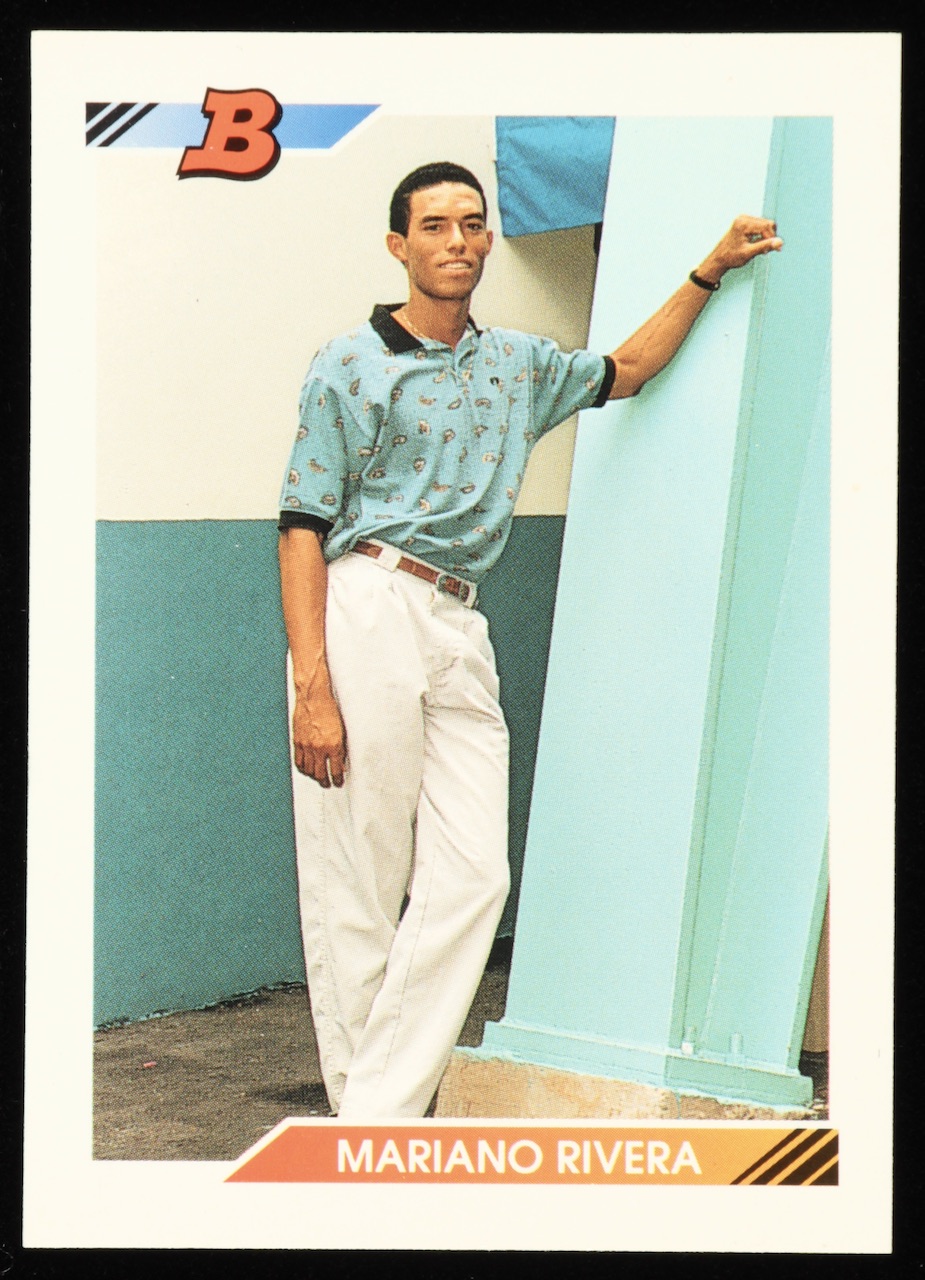 Mariano Rivera 1992 Bowman #302 RC at PristineAuction.com Mariano Rivera 1992 Bowman #302 RC at PristineAuction.com