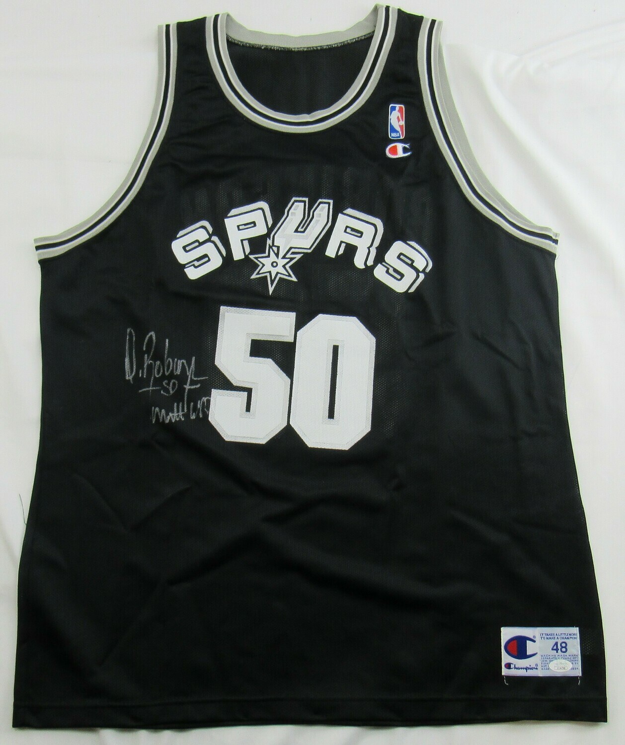 David Robinson Signed Spurs Jersey (JSA COA) at PristineAuction.com David Robinson Signed Spurs Jersey (JSA COA) at PristineAuction.com