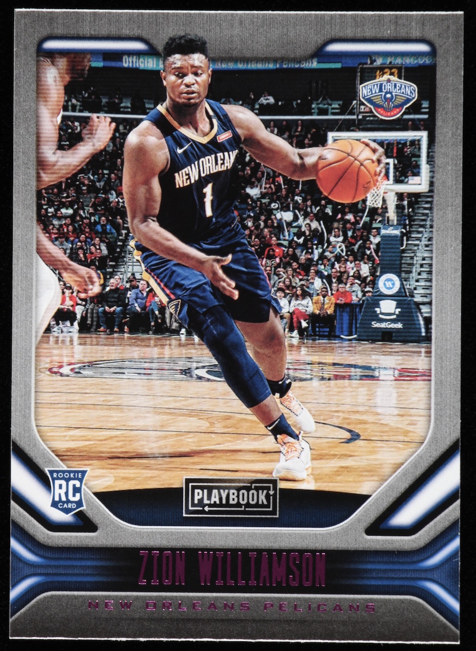 Zion Williamson 2019-20 Panini Chronicles Pink #169 Playbook at PristineAuction.com Zion Williamson 2019-20 Panini Chronicles Pink #169 Playbook at PristineAuction.com