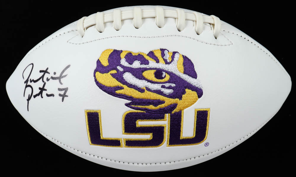 Patrick Peterson Signed LSU Tigers Logo Football (Radtke COA) at PristineAuction.com Patrick Peterson Signed LSU Tigers Logo Football (Radtke COA) at PristineAuction.com