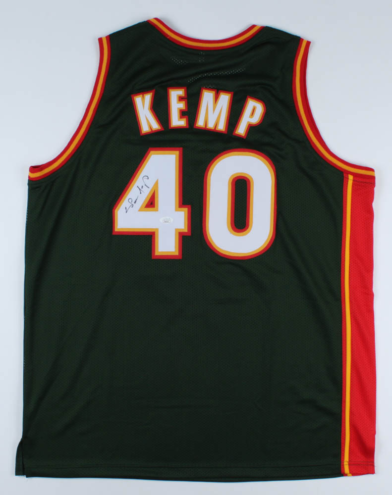 Shawn Kemp Signed Jersey (JSA COA) at PristineAuction.com Shawn Kemp Signed Jersey (JSA COA) at PristineAuction.com