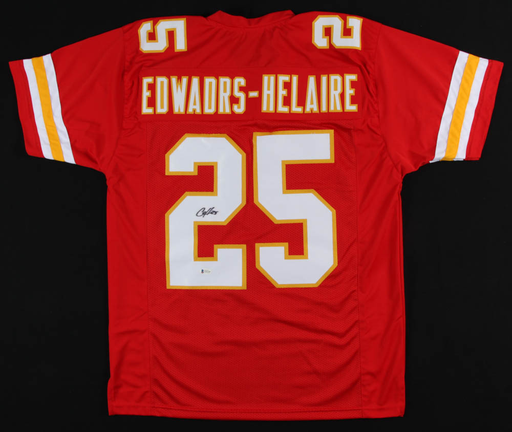 Clyde Edwards-Helaire Signed Jersey (Beckett COA) at PristineAuction.com Clyde Edwards-Helaire Signed Jersey (Beckett COA) at PristineAuction.com