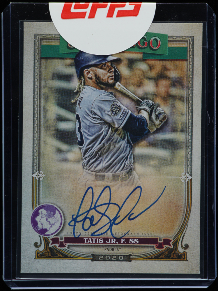 Fernando Tatis Jr. 2020 Topps Gypsy Queen Autographs GQ Logo Swap #GQAFTJ