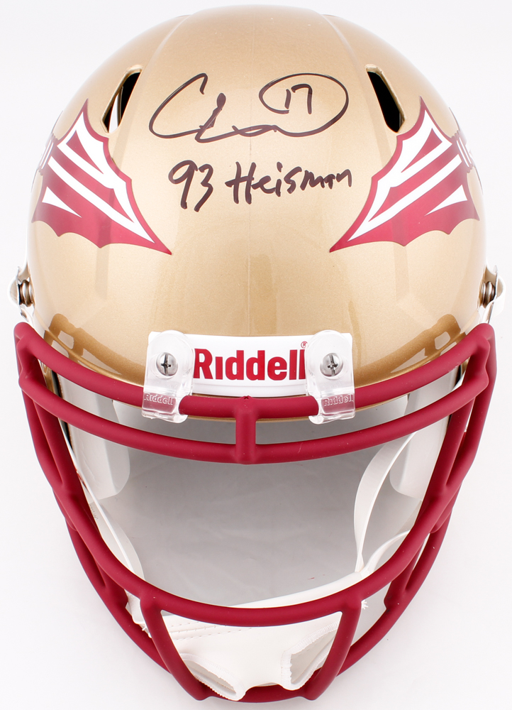Charlie Ward Signed Florida State Seminoles Full-Size Speed Helmet Inscribed "93 Heisman" (JSA COA) at PristineAuction.com Charlie Ward Signed Florida State Seminoles Full-Size Speed Helmet Inscribed "93 Heisman" (JSA COA) at PristineAuction.com