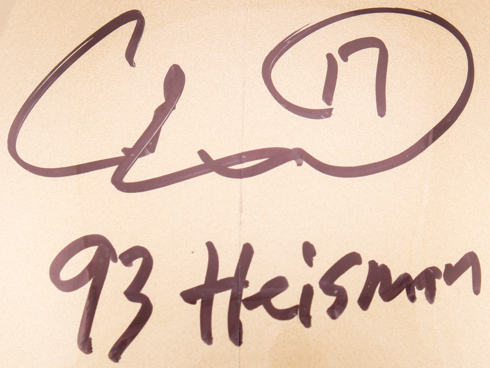 Charlie Ward Signed Florida State Seminoles Full-Size Speed Helmet Inscribed "93 Heisman" (JSA COA) at PristineAuction.com Charlie Ward Signed Florida State Seminoles Full-Size Speed Helmet Inscribed "93 Heisman" (JSA COA) at PristineAuction.com