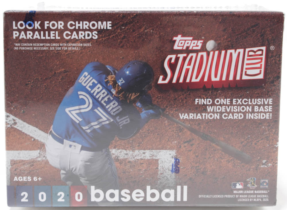 2020 Topps Stadium Club Baseball Blaster Box with (8) Packs at PristineAuction.com 2020 Topps Stadium Club Baseball Blaster Box with (8) Packs at PristineAuction.com