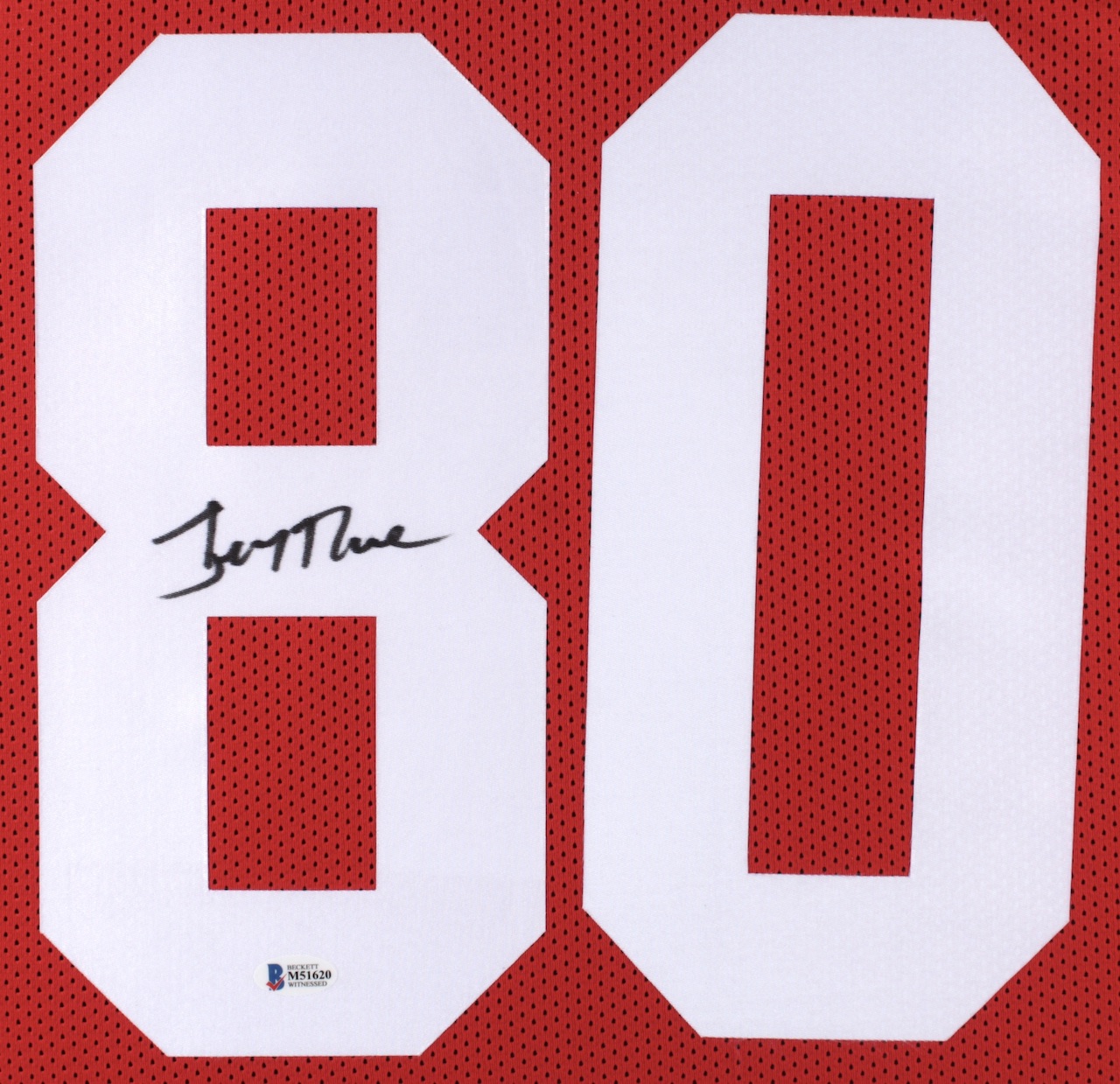 Jerry Rice Signed 35x43 Custom Framed Jersey (Beckett COA) at PristineAuction.com Jerry Rice Signed 35x43 Custom Framed Jersey (Beckett COA) at PristineAuction.com