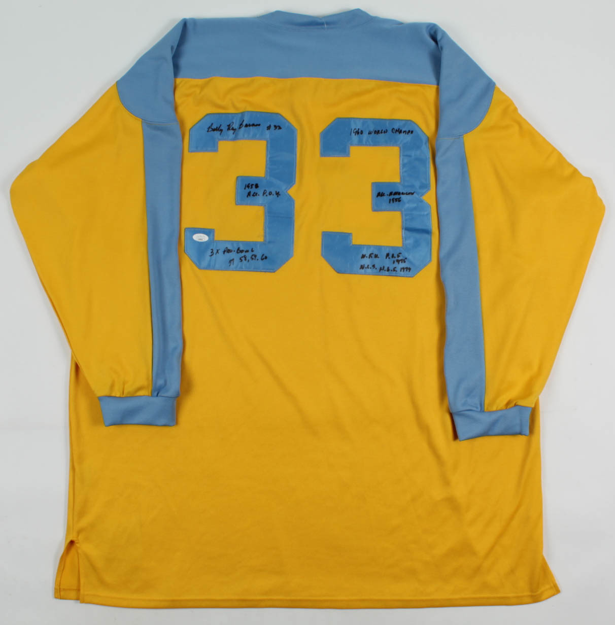 Billy Ray Barnes Signed Eagles Jersey with Multiple Inscriptions (JSA COA) at PristineAuction.com Billy Ray Barnes Signed Eagles Jersey with Multiple Inscriptions (JSA COA) at PristineAuction.com