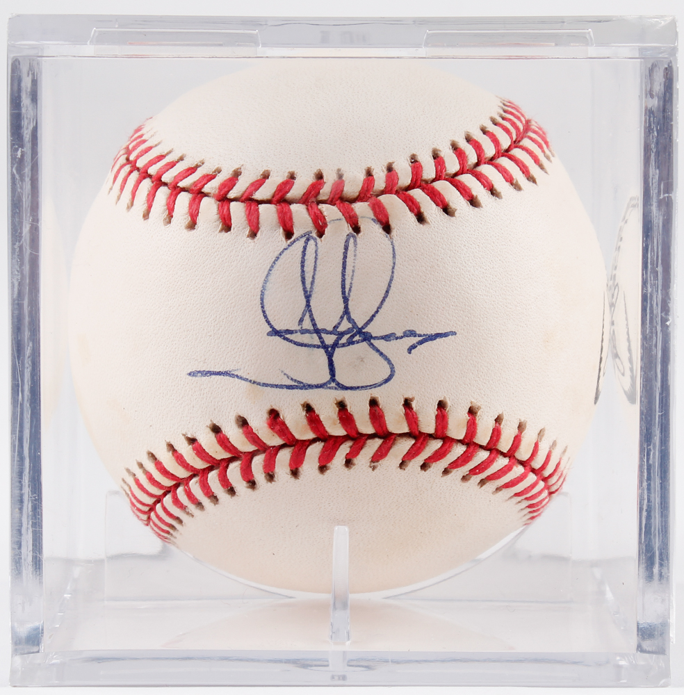 Jay Buhner Signed OAL Baseball with Display Case (Beckett COA) (See Description) at PristineAuction.com Jay Buhner Signed OAL Baseball with Display Case (Beckett COA) (See Description) at PristineAuction.com