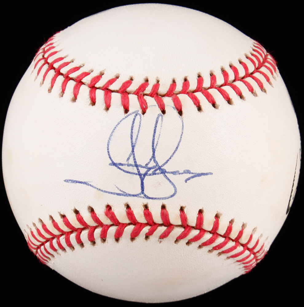 Jay Buhner Signed OAL Baseball with Display Case (Beckett COA) (See Description) at PristineAuction.com Jay Buhner Signed OAL Baseball with Display Case (Beckett COA) (See Description) at PristineAuction.com