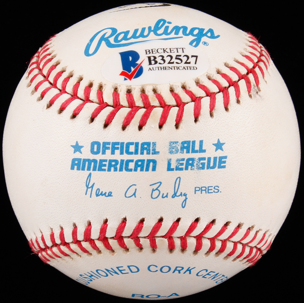 Jay Buhner Signed OAL Baseball with Display Case (Beckett COA) (See Description) at PristineAuction.com Jay Buhner Signed OAL Baseball with Display Case (Beckett COA) (See Description) at PristineAuction.com