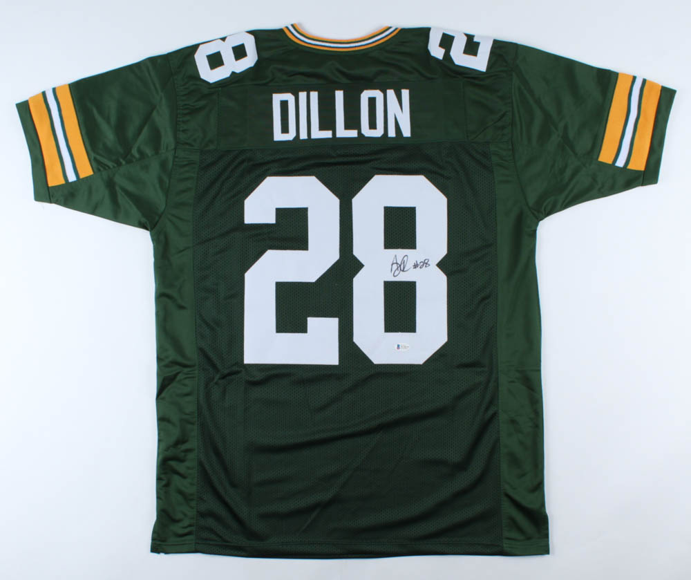 A. J. Dillon Signed Jersey (Beckett COA) at PristineAuction.com A. J. Dillon Signed Jersey (Beckett COA) at PristineAuction.com
