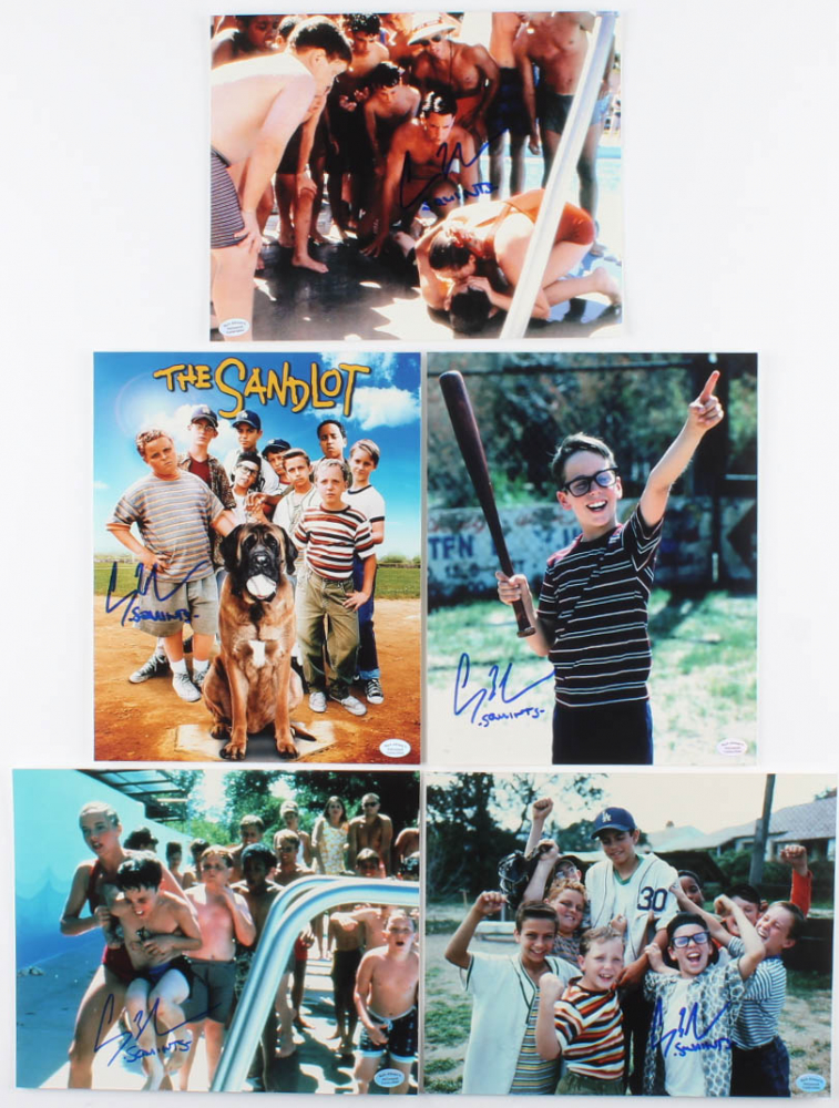 Lot of (5) Chauncey Leopardi Signed "The Sandlot" 8x10 Photos Inscribed