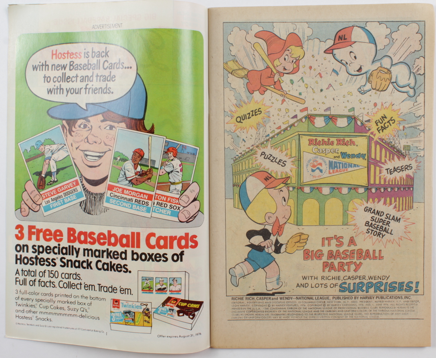 1975 Dodgers Issue #1 Comic Book at PristineAuction.com 1975 Dodgers Issue #1 Comic Book at PristineAuction.com