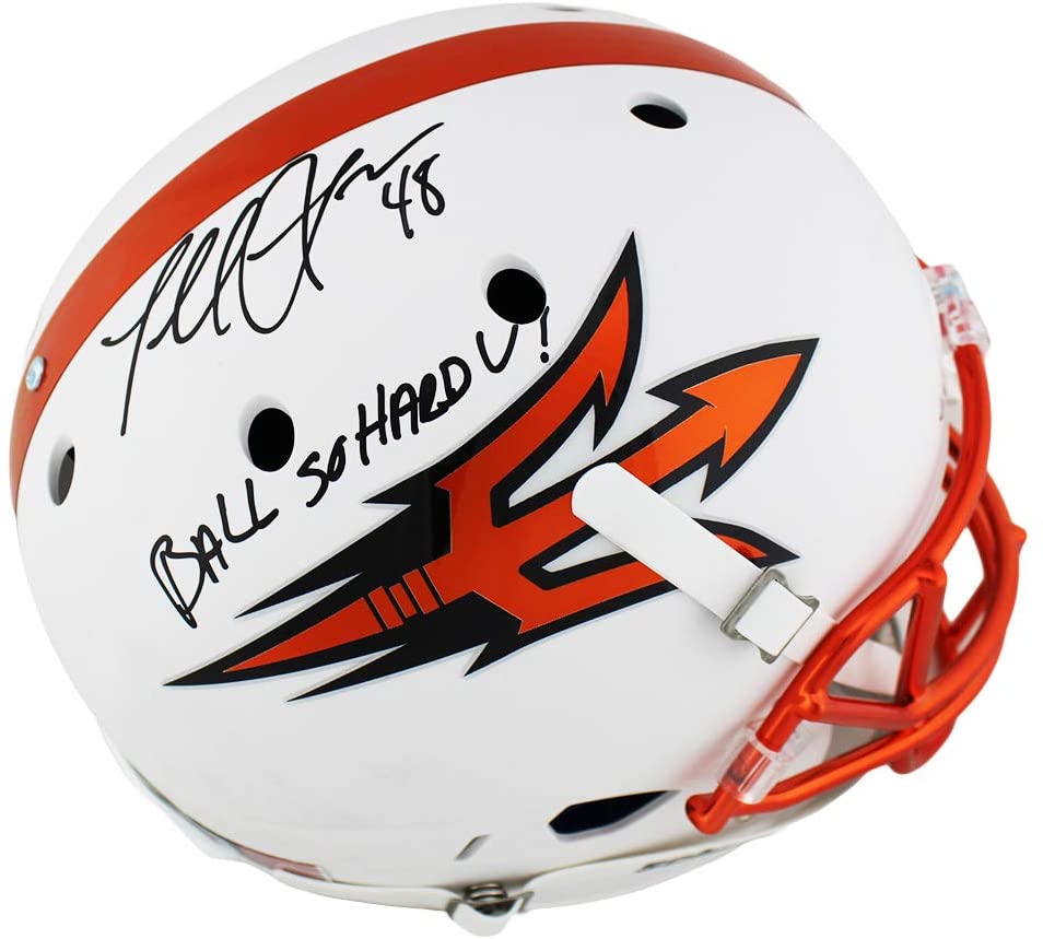 Terrell Suggs Signed Arizona State Sun Devils Full-Size Helmet Inscribed "Ball So Hard U!" (Radtke COA) at PristineAuction.com Terrell Suggs Signed Arizona State Sun Devils Full-Size Helmet Inscribed "Ball So Hard U!" (Radtke COA) at PristineAuction.com